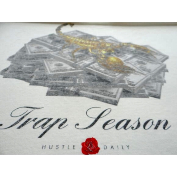 Trap Season Graphic Tee - Cash & Scorpion Design - Picture 7 of 7